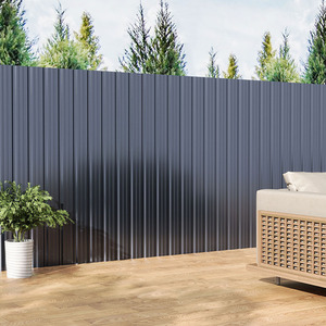 Set of 6 Colored Corrugated Steel Sheets by komore