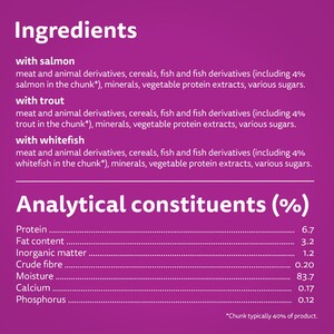 Whiskas 1+ Cat Food Tins in Jelly - Ocean Menu by Whiskas