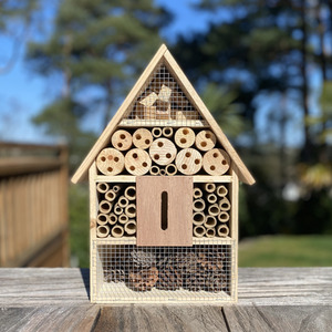 Wooden Insect, Butterfly, Bug and Bee House - Brown by Selections