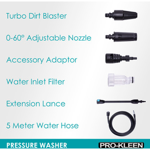 Pressure Washer Jet Power Wash with Karcher Accessories - Blue by Pro-Kleen