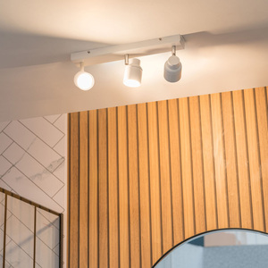 Benton Bathroom 3 Way Bar Ceiling IP44 Spotlight - White by ValueLights