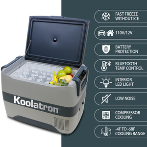 Koolatron SmartKool Bluetooth Enabled Cooler Freezer - Silver / 40l by Koolatron