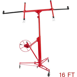 16Ft Drywall Lifter with Rolling Casters Panel Hoist by Livingandhome