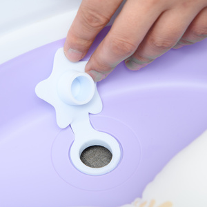ZONEKIZ Foldable Baby Bathtub with Non-Slip Support Legs - Purple by ZONEKIZ