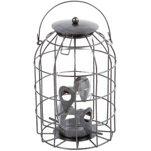Squirrel Proof Metal Seed Bird Feeder Grey - Grey by Redwood