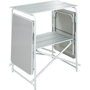 Large Camping Kitchen Station - Black by tectake