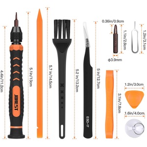 Precision Screwdriver Tool Kit 38 Pieces - Black