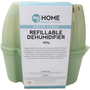Refillable Dehumidifier Fresh Linen - Green by My Home