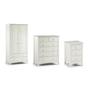 Cameo Bedroom Package 1 - White by Julian Bowen