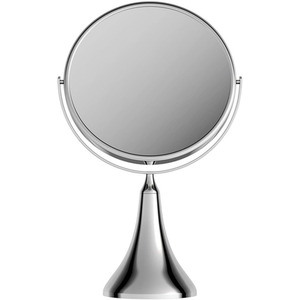 Panos Vanity Table Mirror Reversible 3x Magnification - Silver by Showerdrape