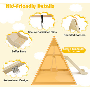 Montessori Playground Climber Playset by Costway