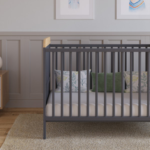 Levi Cot Bed With Mattress - White/Pine by Love For Sleep