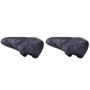 Set of 2 Bicycle Rain Seat Covers - Black