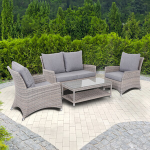 Florence Sofa Set - Grey