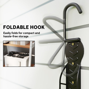 SPORTNOW Bike Rack, Garage Bike Hooks - Black by SPORTNOW
