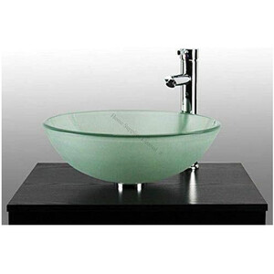 BELOFAY Modern Glass Design Bathroom Counter Top Wash Basin Sink Cloakroom Basin by BELOFAY