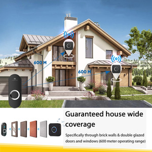 Midnight Square II Wireless Doorbell - Midnight Square by mydome