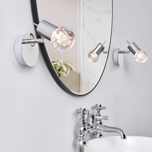 Ayston LED Bathroom Wall Light - Chrome / 5W by Litecraft
