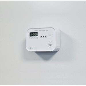 Carbon Monoxide Alarm with LCD Display - White by Mercury