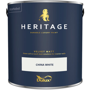 Dulux Velvet Matt Emulsion Paint - China White by Dulux Heritage