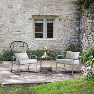 Darcie Bistro Set - Grey by Malay