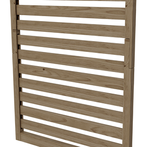 Outsunny Wall Mounted Plant Stands Set of 2 with Slatted Trellis by Outsunny