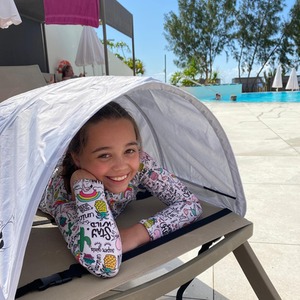 Shady Baby Sun Lounger Tent - Blue by Shady Baby