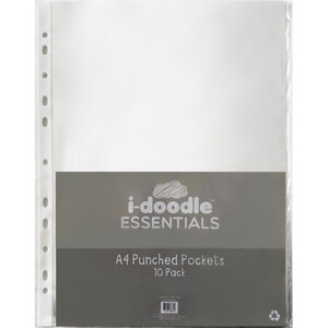 Transparent Sheet Protectors A4 - 10 by i-doodle