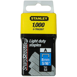 Light Duty Staples - 8mm by Stanley
