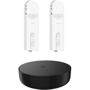 Smart Home Roller Shade Driver E1 Twin Pack with Aqara Smart Hub M2 - White by Aqara