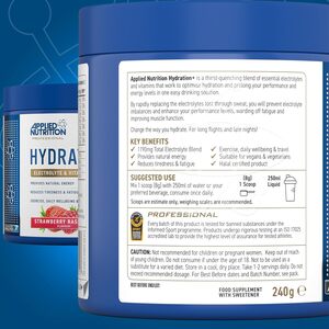 Hydration Electrolyte and Vitamin Powder - Strawberry and Raspberry / Strawberry and Raspberry by Applied Nutrition
