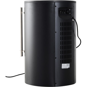 HOMCOM Electric Fireplace Heater 900W,1800W-Black - Black