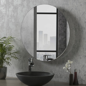 Swiss Round Anti-Fog Bathroom Mirror - Illuminated