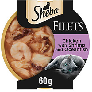Sheba Filets in Gravy - Chicken with Shrimp and Oceanfish by Sheba