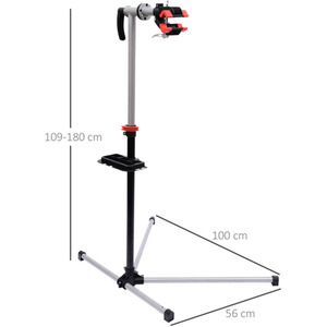 HOMCOM Bike Cycle Bicycle Maintenance Repair Stand - Silver by HOMCOM