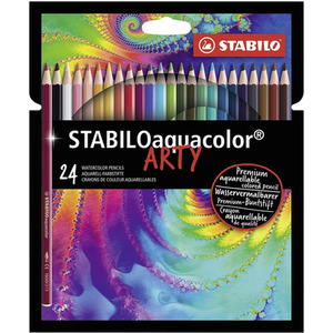 ARTY Aquarellable Colouring Pencils - Multi-colour / 24 by STABILO