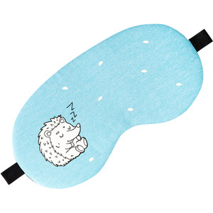 Sleepy Animal Hot and Cold Gel Packs Soothing Eye Mask - Blue / Hedgehog by Ultra