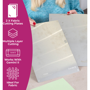 Gemini II Fabric Cutting Plates by Crafters Companion