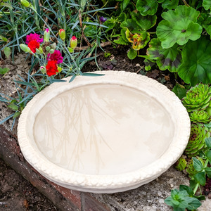 Wilson Stone Bird Bath and Table - Neutral by Primrose