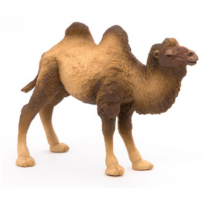 PAPO Wild Animal Kingdom Bactrian Camel Toy Figure - Brown by PAPO