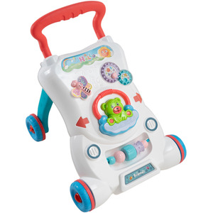 Kidkid 2-in-1 Baby Walker with Music and Light - Red by Kidkid