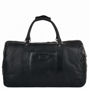 Mens Leather Travel Bag - Francis - Black by Ashwood Leather