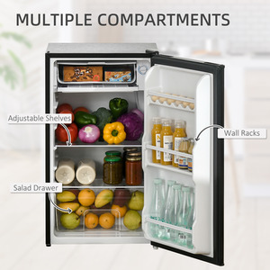 HOMCOM Freestanding Under Counter Fridge by HOMCOM
