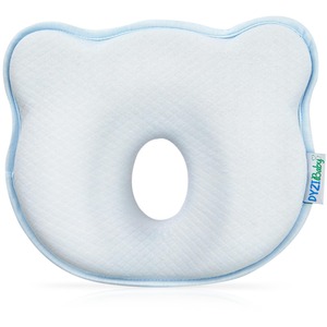 Baby Head Shaping Pillow 3D Memory Foam Cushion Prevent Flat Head - blue by Dyzi