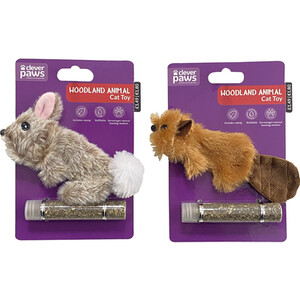 Woodland Animal Cat Toy by Clever Paws