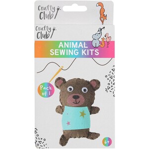 Crafty Club Animal Sewing Kits - White by Crafty Club