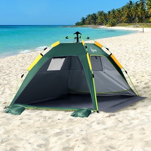 Outsunny Two Men Pop Up Tent - Green by Outsunny