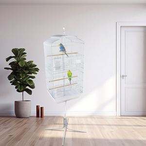 Bird Cage Stand - White by Actiaspet