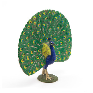 PAPO Farmyard Friends Peacock Toy Figure - Blue by PAPO