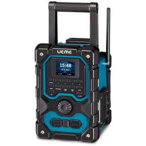 16W Jobsite Rechargeable DAB Radio - Blue by UEME